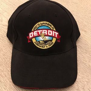 Collector Super Bowl XL NFL Detroit Baseball Cap Hat Football Lions Steelers Fan